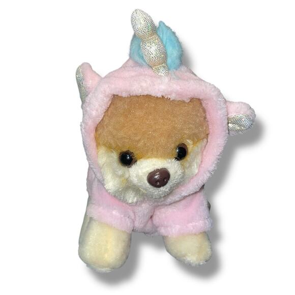Gund 5" Itty Bitty Boo Worlds Cutest Dog Puppy Unicorn Plush Stuffed #44 Toy - Picture 2 of 12
